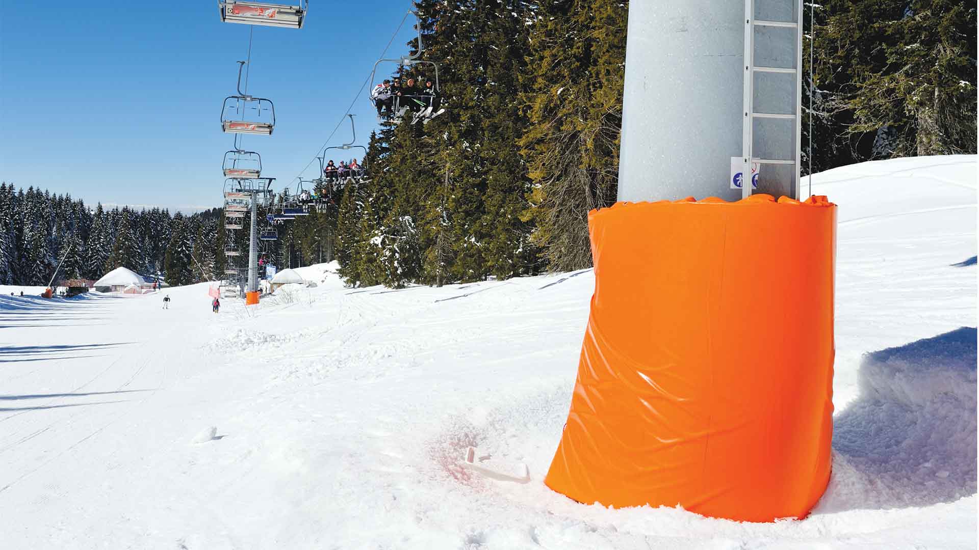 Zaščitne blazine za smučišča